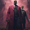The Matrix 4 Morpheus Maroon Trench Coat