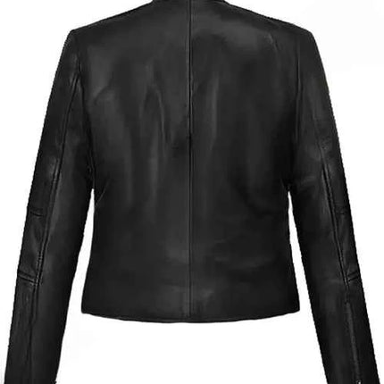 The Matrix 4 Carrie Anne Moss Biker Jacket