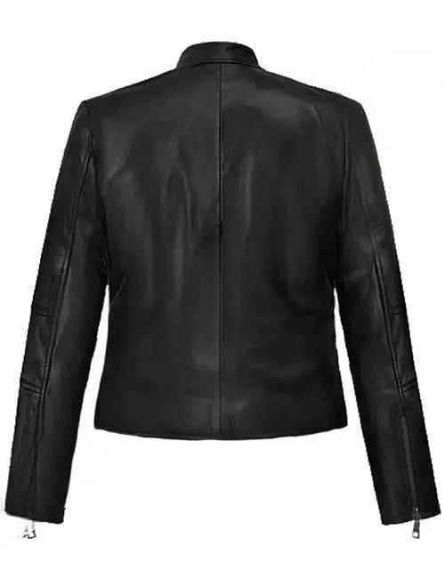 The Matrix 4 Carrie Anne Moss Biker Jacket