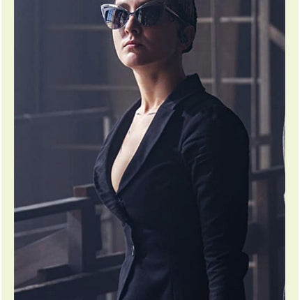The Matrix 4 Lexy Cotton Coat - Top Celeb Style