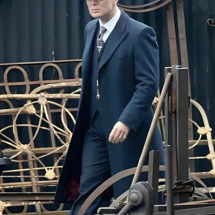Peaky Blinders Thomas Shelby Blue Wool Coat
