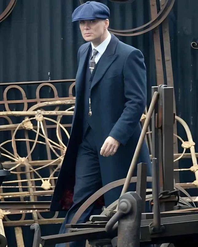 Peaky Blinders Thomas Shelby Blue Wool Coat