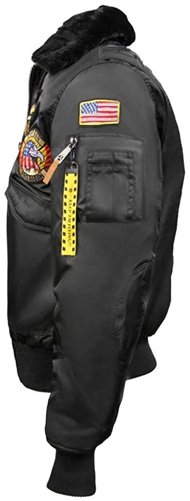 Top Gun Bomber jacket with Patches