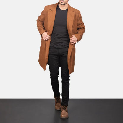 Holt Double-Breasted Wool Coat
