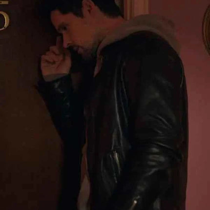 Virgin River Season 6 Dan Brady Café Racer Leather Jacket