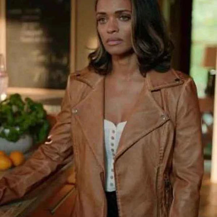 Virgin River Season 5 Kaia Bryant Leather Jacket
