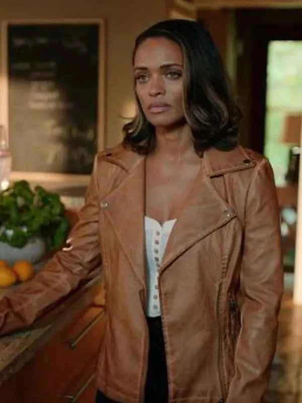 Virgin River Season 5 Kaia Bryant Leather Jacket
