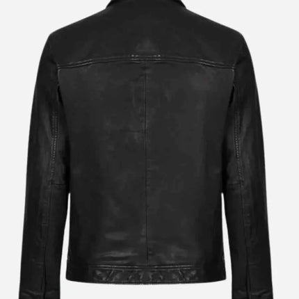 Virgin River Season 6 Dan Brady Café Racer Leather Jacket