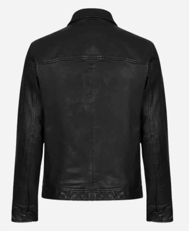 Virgin River Season 6 Dan Brady Café Racer Leather Jacket