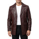 Harwick Vintage Leather Blazer