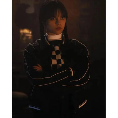 Wednesday Jenna Ortega Bomber Jacket