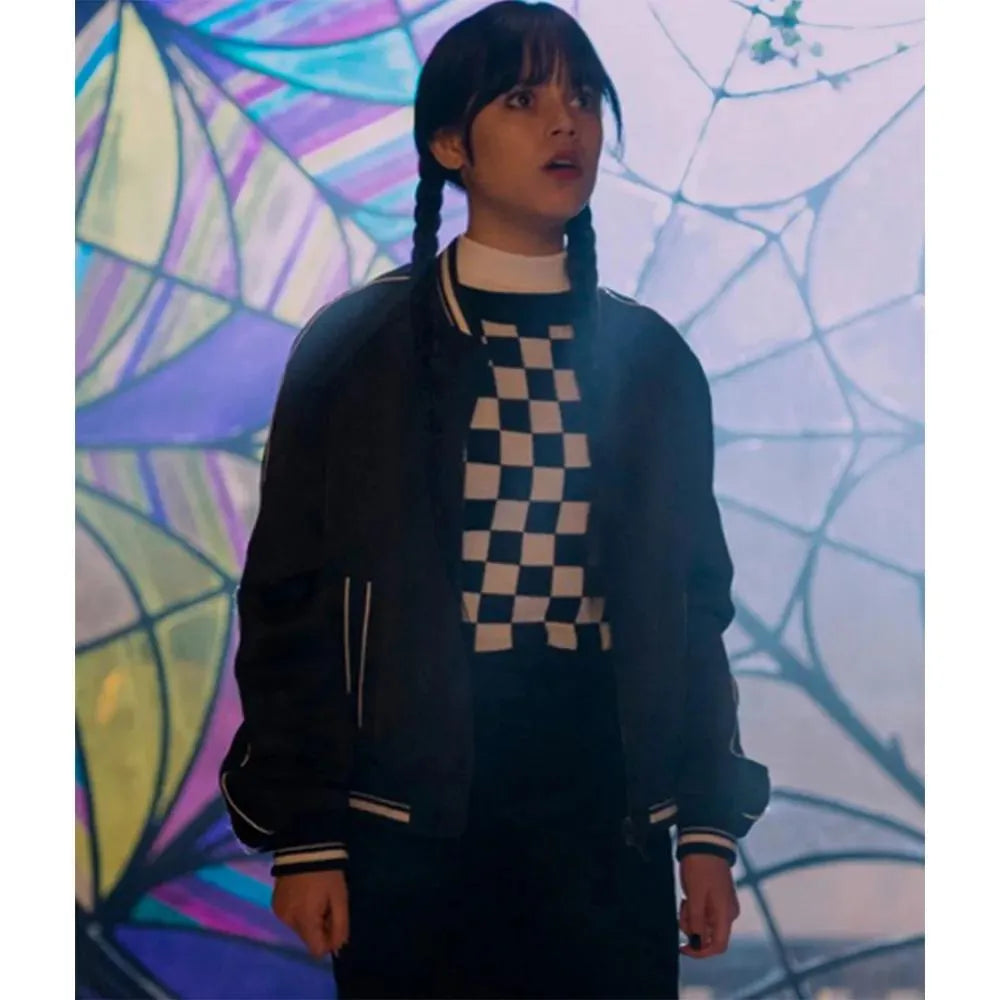 Wednesday Jenna Ortega Bomber Jacket