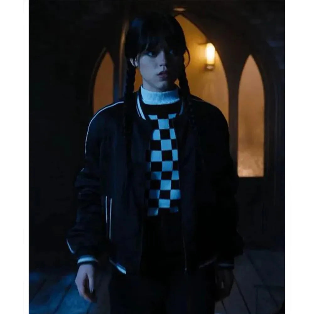 Wednesday Jenna Ortega Bomber Jacket