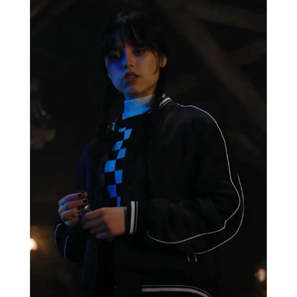 Wednesday Jenna Ortega Bomber Jacket