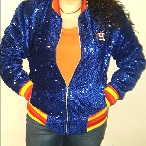 <h2>My order arrived in just 4 days, and the jacket looks even better than the photos. The quality is solid, stitching is neat, and the sequins don’t fall off easily. Price was fair for the quality, and the size guide helped me get the perfect fit. Will definitely shop here again.</h2><h4>⭐⭐⭐⭐⭐<br/></h4><h5>Jessica Martinez</h5><p>July 26, 2025 | Houston, Texas, USA<br/></p>