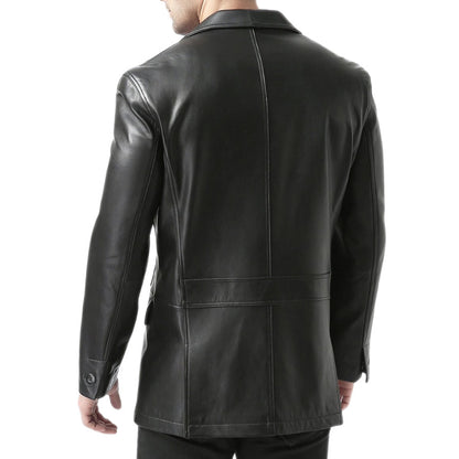 Solstice Suede Leather Blazer