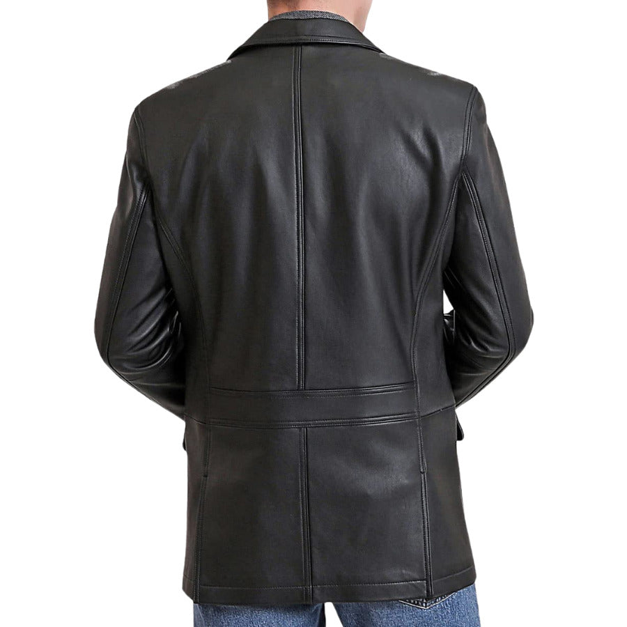 Solstice Suede Leather Blazer