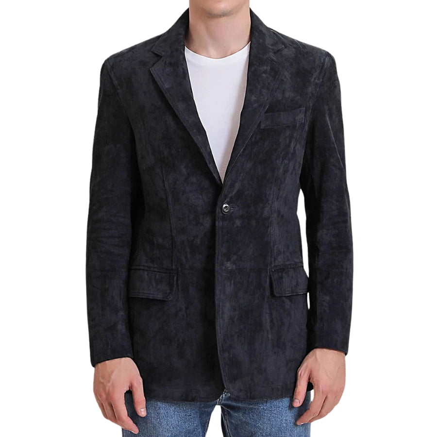 Solstice Suede Leather Blazer