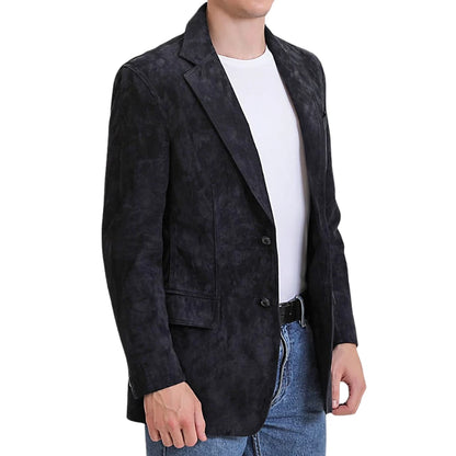 Solstice Suede Leather Blazer