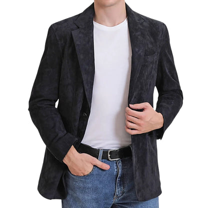 Solstice Suede Leather Blazer