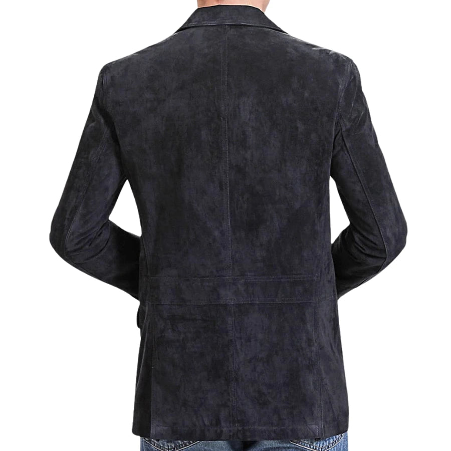 Solstice Suede Leather Blazer