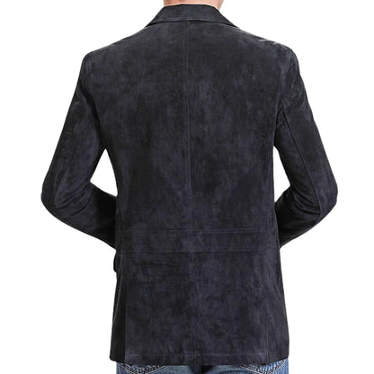 Solstice Suede Leather Blazer