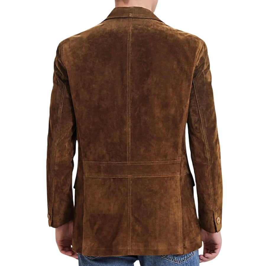 Solstice Suede Leather Blazer