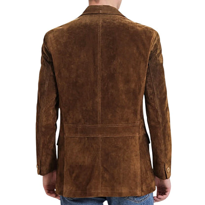 Solstice Suede Leather Blazer