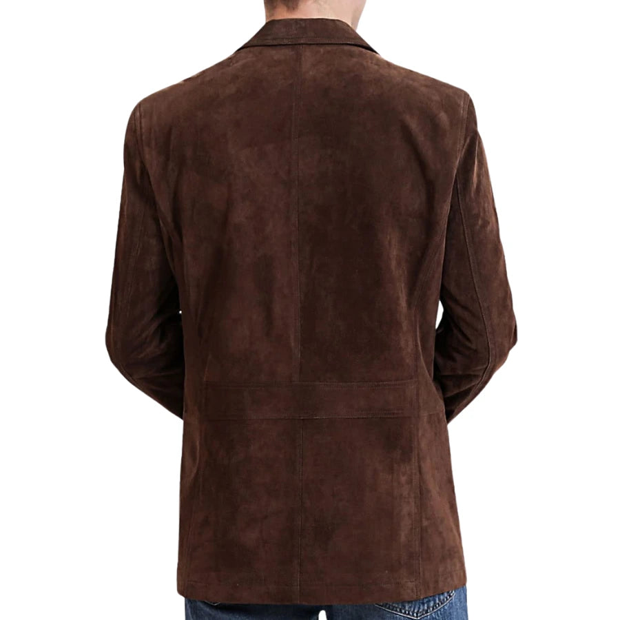 Solstice Suede Leather Blazer