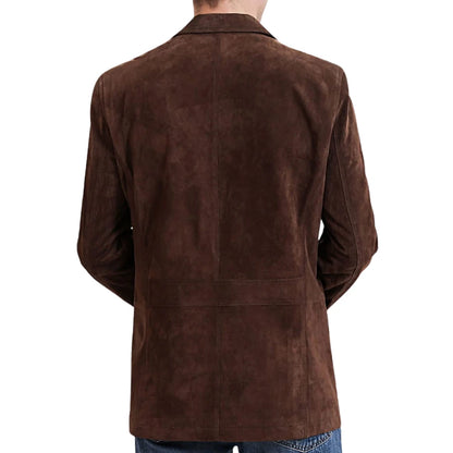 Solstice Suede Leather Blazer
