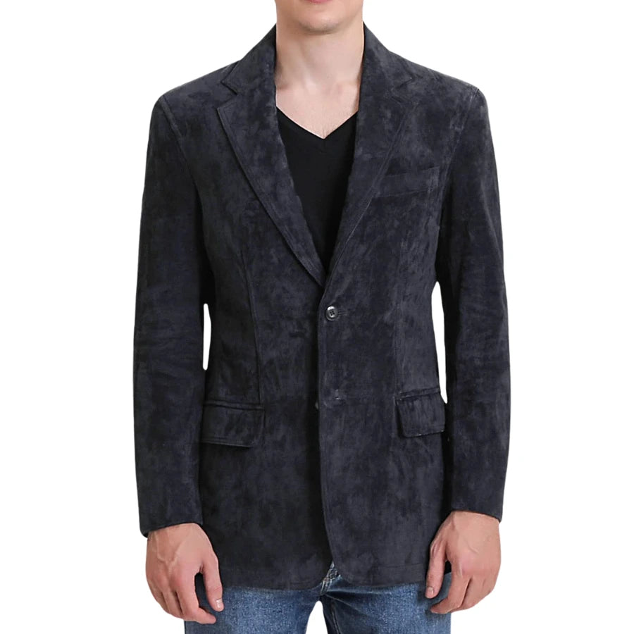 Solstice Suede Leather Blazer