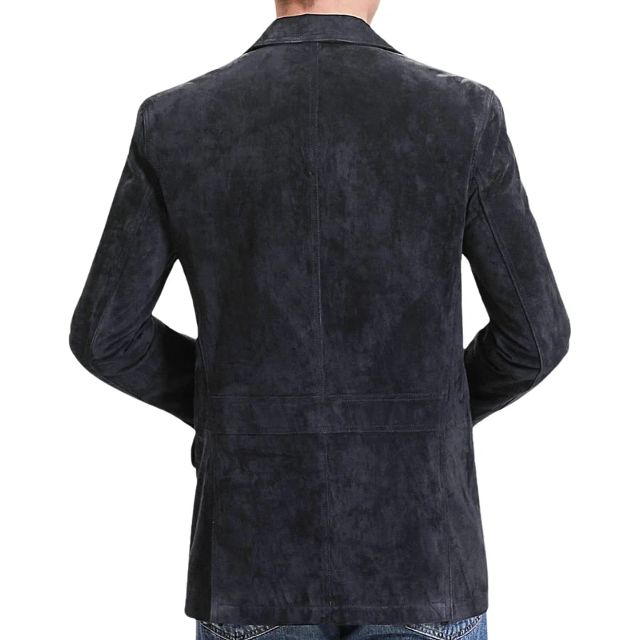Solstice Suede Leather Blazer