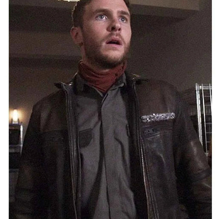 Agents Of Shield Lain De Caestecker Leather Biker Jacket