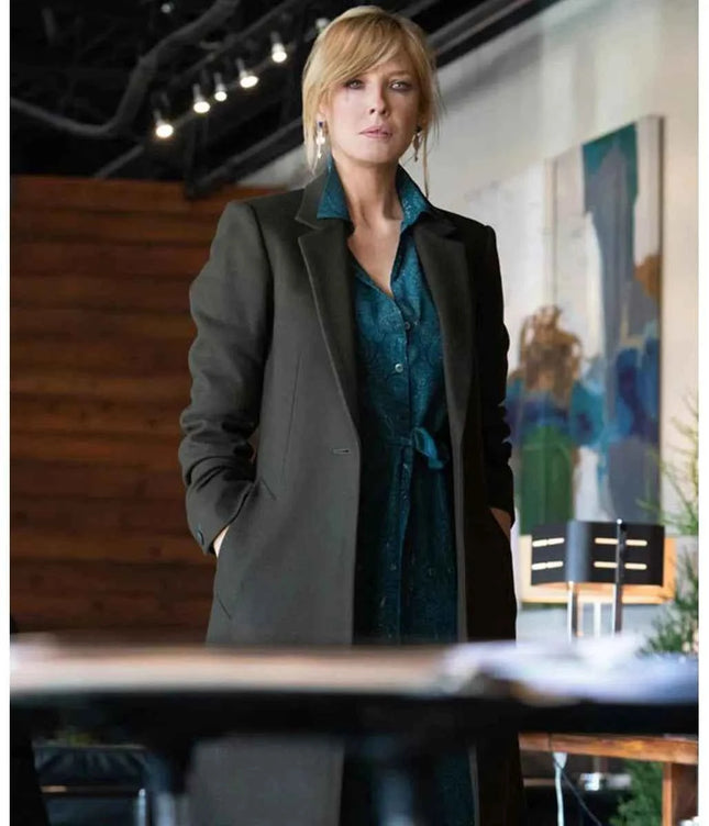 Yellowstone Season 3 Kelly Reilly Trench Coat