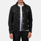 Men Stallon Black Suede Trucker Jacket
