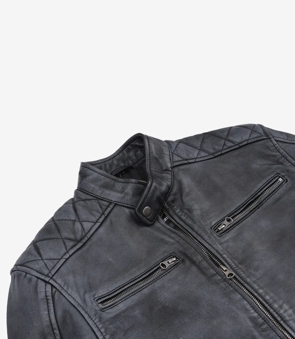 Ashgrove Racer Jacket with Stripes For Men