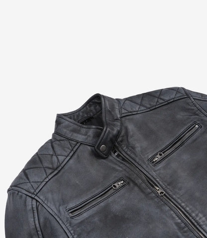 Ashgrove Racer Jacket with Stripes For Men