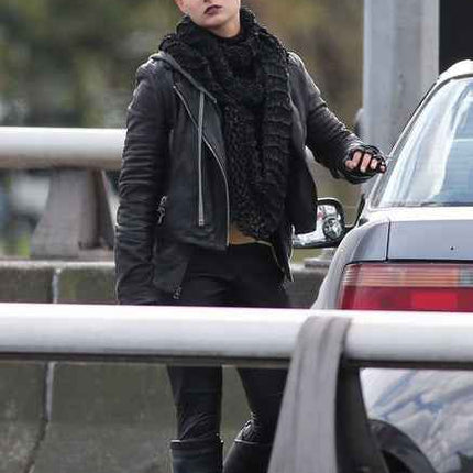 Deadpool 2 Brianna Hildebrand Leather Jacket