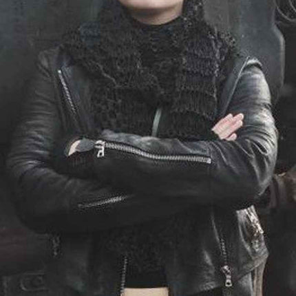 Deadpool 2 Brianna Hildebrand Leather Jacket