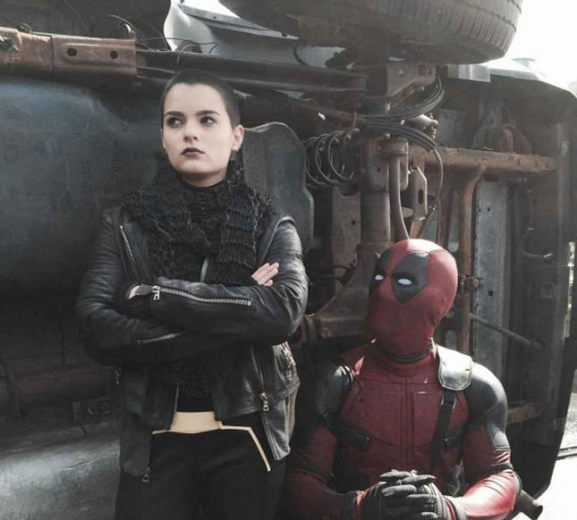 Deadpool 2 Brianna Hildebrand Leather Jacket