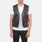 Men's Safari Brown Leather Vest