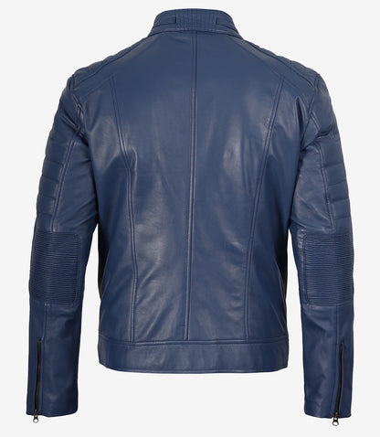 Lennox Cafe Racer Leather Jacket For Men
