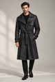Solvane Leather Duster Coat
