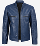 Lennox Cafe Racer Leather Jacket For Men