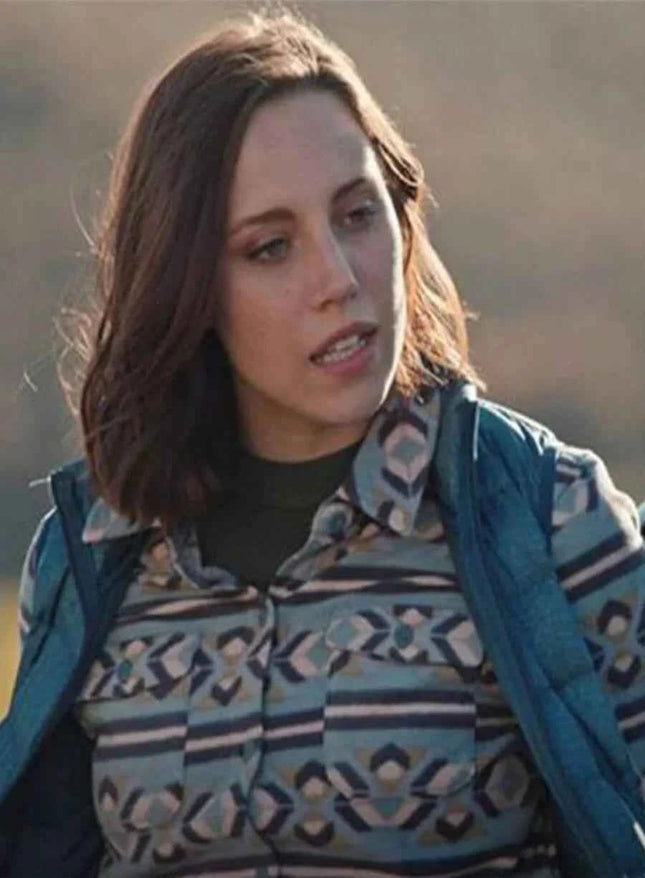 Yellowstone Wendy Moniz Blue Puffer Vest