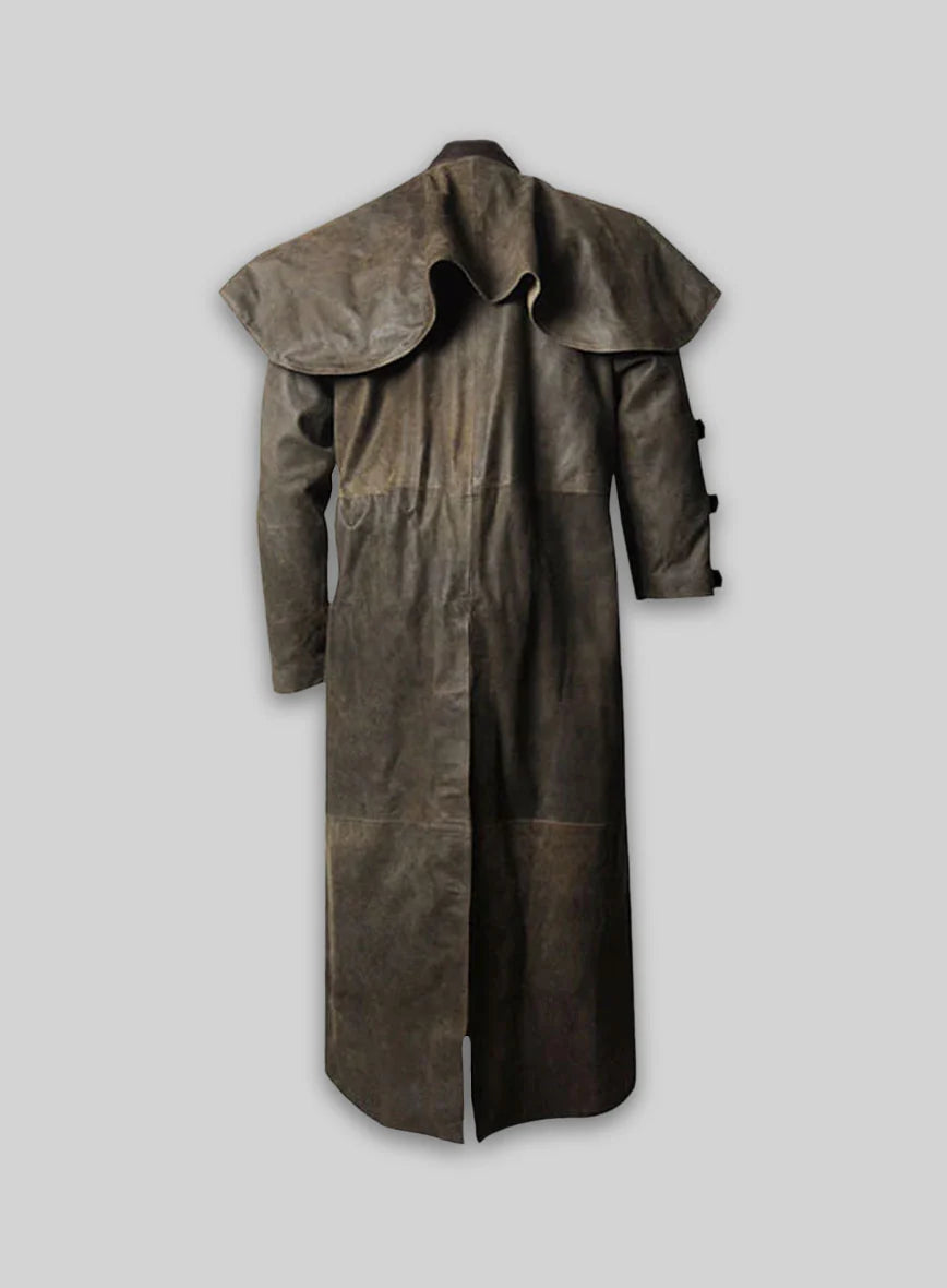 Draven Leather Duster Coat