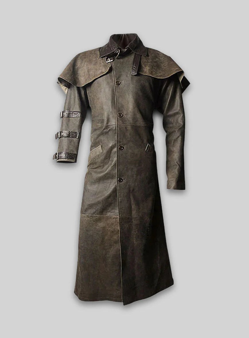 Draven Leather Duster Coat