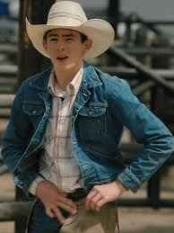 Yellowstone Season 5 Finn Little Denim Jacket