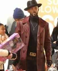 Suicide Squad Will Smith Brown Leather Trench Coat