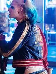 Suicide Squad Harley Quinn Varsity Style Bomber Jacket
